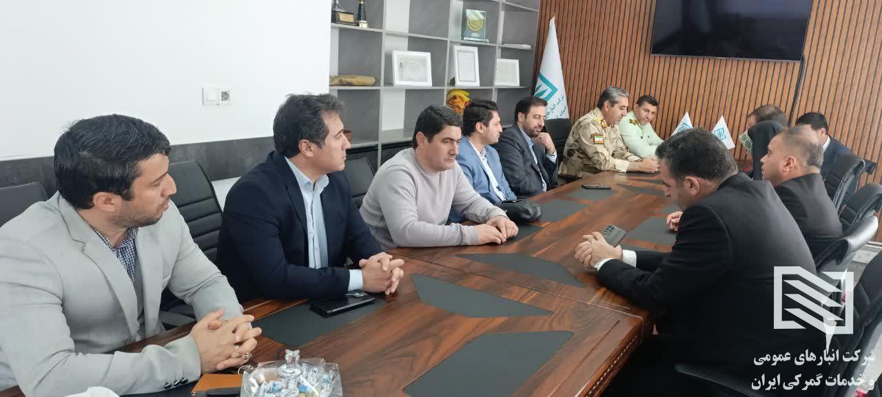 حضور معاون امنیتی و انتظامی استاندار آذربایجان غربی در شرکت انبارهای عمومی بازرگان 1